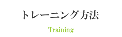 トレーニング方法